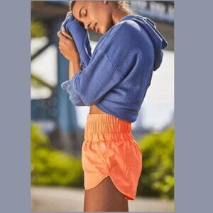 FREE PEOPLE FP MOVEMENT NWOT The Way Home Shorts 2" HR Neon Orange Women's XL